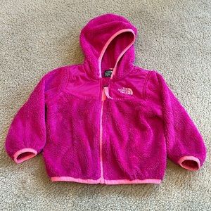 Pink Fleece “The North Face” Toddler Zippy - 12-18M
